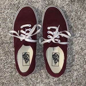 Women’s Maroon Vans